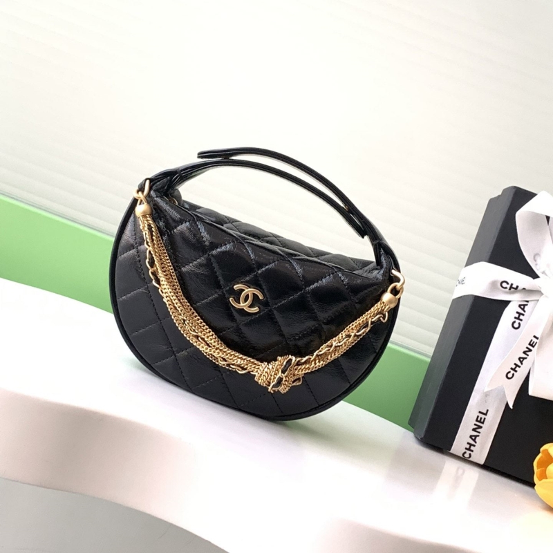 Ch*el top handle bags